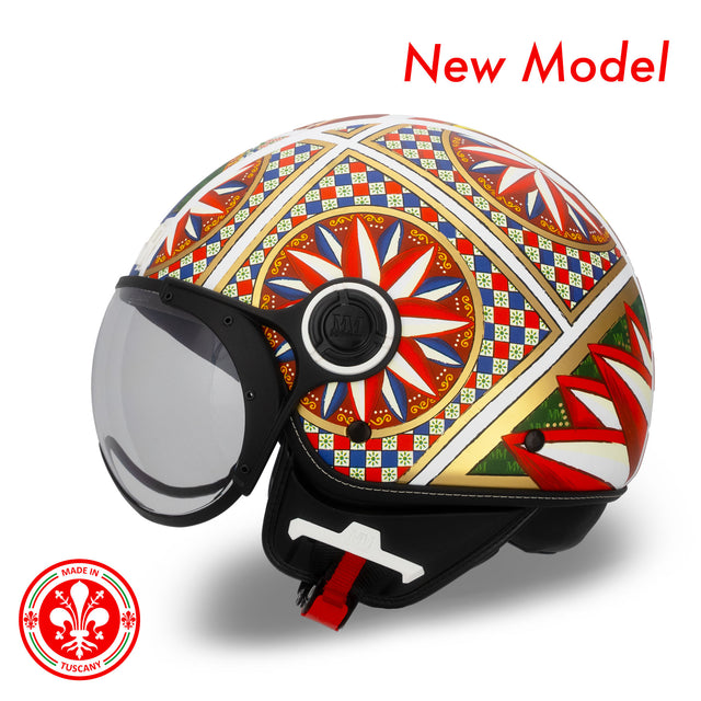 Capacete jet carrinho sicilian mm edição limitada independente