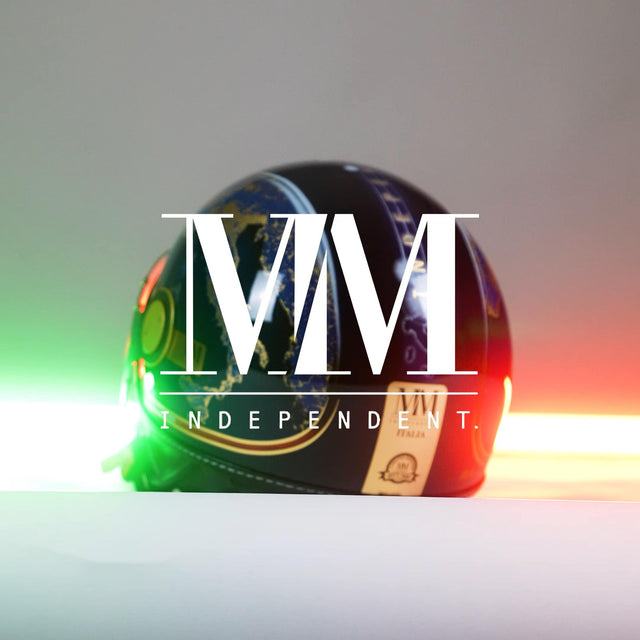 Casco Italia Blu Galassia Mm Independent