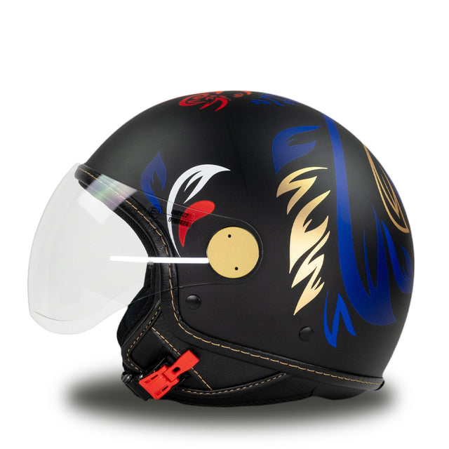 Casco Francia Coq Nero MM Independent In Edizione Limitata