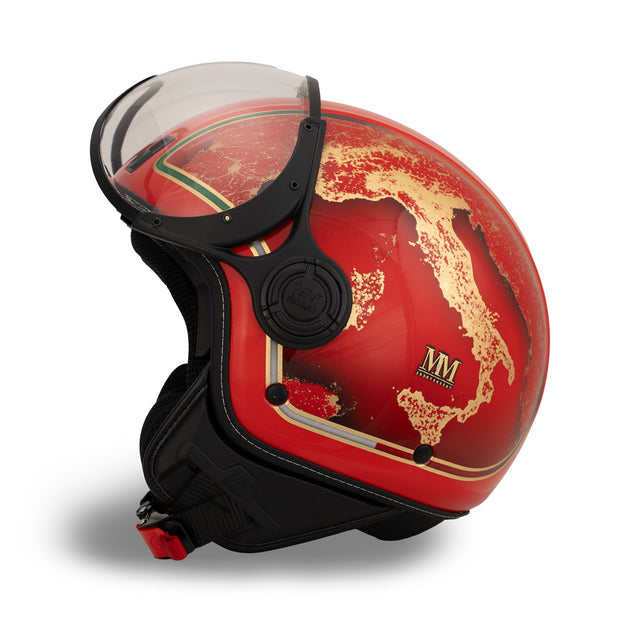 Casco Italia Rosso Eclissi