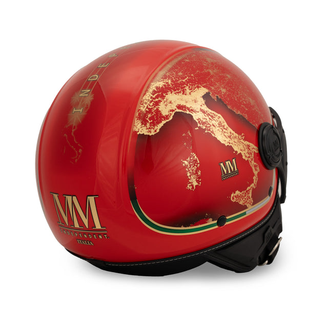 Casco Italia Rosso Eclissi