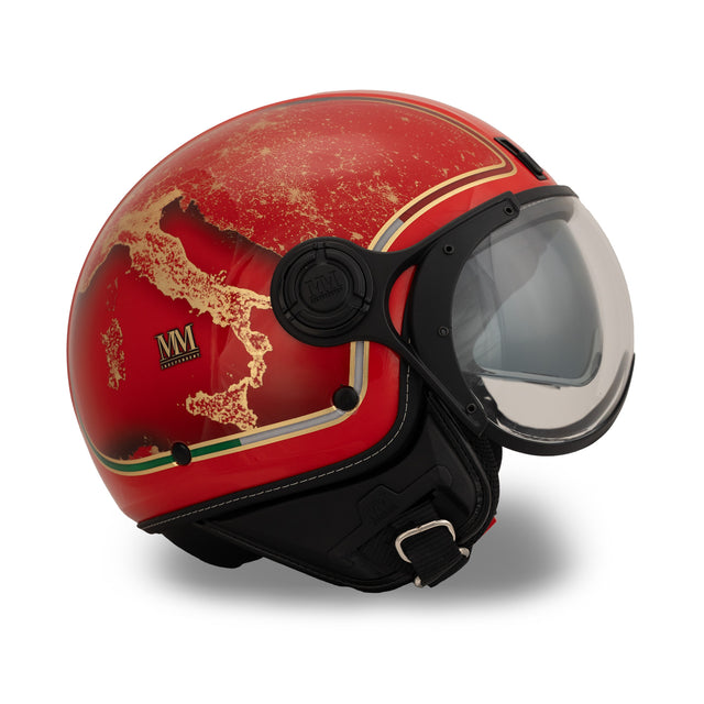 Casco Italia Rosso Eclissi