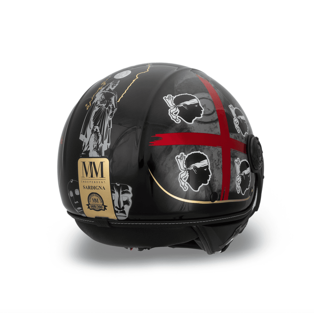 Casco Sardegna Nero MM Independent Edizione Limitata